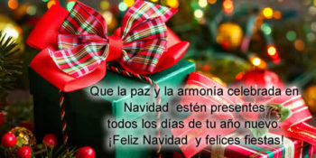 felices fiestas navideñas
