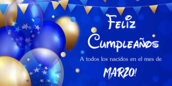 cumpleaños marzo