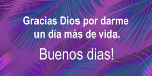 frases buenos dias
